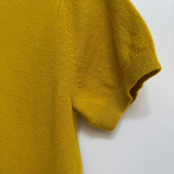 Everlane 100% Cashmere Short Sleeve Crew Neck Sweater - Picture 8 of 12